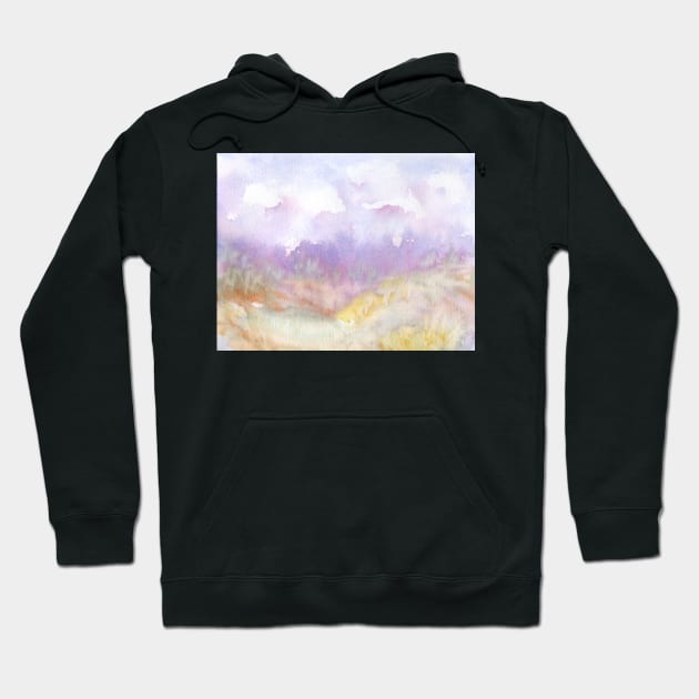 Watercolour Landscape Wet in Wet Limited Palette Nr 117 Hoodie by Heatherian